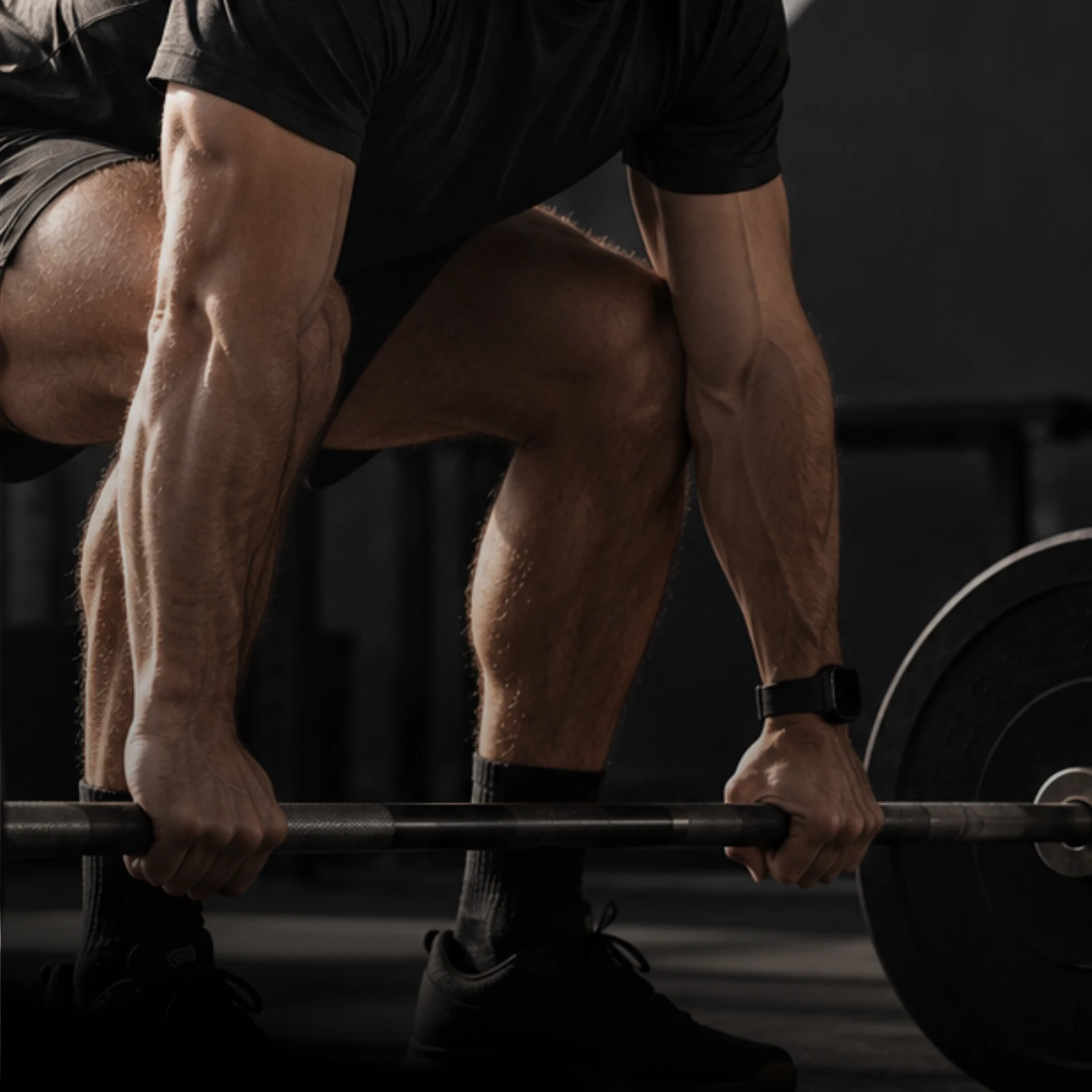 Personal training with a barbell